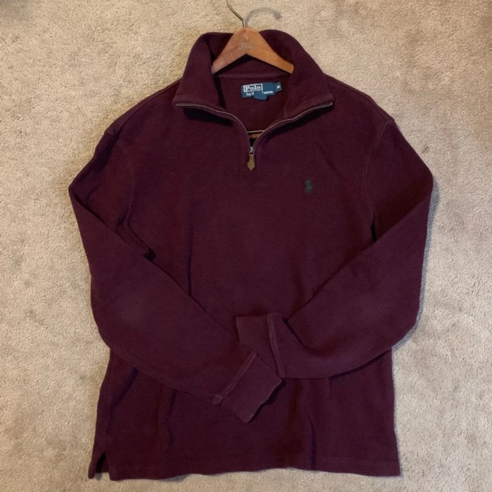 Polo Ralph Lauren Maroon Quarter zip medium